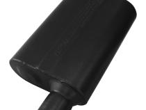 40 Series Chambered Muffler 40 Series Stainless Steel 2.25 Offset In 2.25 Center Out Aggressive Sound Flowmaster