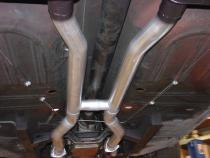 American Thunder Crossmember-Back Exhaust System Fits 1967-1970 Ford Mustang With V8 Engine Stainless Steel Aggressive To Moderate Sound Flowmaster