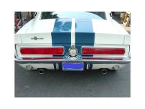 American Thunder Crossmember-Back Exhaust System Fits 1967-1970 Ford Mustang With V8 Engine Stainless Steel Aggressive To Moderate Sound Flowmaster