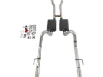 American Thunder Crossmember-Back Exhaust System Fits 1967-1970 Ford Mustang With V8 Engine Stainless Steel Aggressive To Moderate Sound Flowmaster
