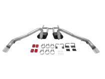 American Thunder Crossmember-Back Exhaust System Fits 1962-1967 Chevrolet Chevy Ii/Nova With V8 Engine 2.50 Inch Stainless Steel Aggressive To Moderate Sound Flowmaster