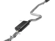 American Thunder Cat-Back Exhaust System 2014-2019 Ford Fiesta St With 1.6L Turbo Engine Aggressive To Moderate Sound Flowmaster