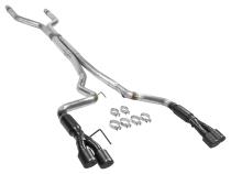 Outlaw Cat-Back Exhaust System Fits 2018-2023 Mustang Gt 5.0L Coupes &amp;amp; Convertibles Without Factory Active Performance Exhaust Valves. 3.00-Inch With Carbon Fiber Tips Aggressive Sound Flowmaster