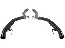 Outlaw Axle-Back Exhaust System Fits 2015-2023 Ford Mustang, 2.3L Ecoboost &amp;amp; 3.7L. Both Coupes And Convertible Aggressive Sound Flowmaster