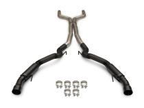 Outlaw Cat-Back Exhaust System Fits 2024-2026 Ford Mustang Gt 5.0-Liter, Outlaw Cat-Back 3.0-Inch Stainless Steel Exhaust System, 4.0-Inch Dual Black Tips Flowmaster