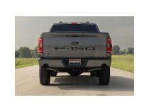 Outlaw Cat-Back Exhaust System Fits 2021-2025 Ford F150 2.7, 3.5 And 5.0-Liter, Powerboost And Non-Hybrid With Factory Dual Tailpipes, Outlaw Cat-Back 3.0-Inch Stainless Steel Exhaust System, 4.50-Inch Black Tips Flowmaster