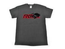 Rough Country Short Sleeve T 100 Percent Preshrunk Cotton Front RC logo w/Jeep XJ Back Blank Size Small Color Grey Rough Country