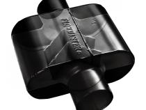 Super 10 Series Chambered Muffler Super 10 Series Stainless Steel- 3.00 Center In 3.00 Center Out Aggressive Sound Flowmaster