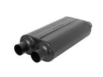 50 Series Hd Chambered Muffler 50 H.D. Stainless Steel 2.50 Dual In 2.50 Dual Out Moderate Sound Flowmaster