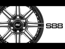 88 Series Wheel One-Piece Gloss Black 20x10 6x5.5 -25mm Rough Country