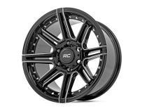 88 Series Wheel One-Piece Gloss Black 22x10 8x170 -19mm Rough Country