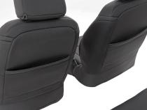 Jeep Neoprene Front Seat Cover Black 13-18 Wrangler JK Unlimited Rough Country