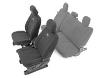 F-150 Neoprene Front Seat Cover Black 15-20 F-150 XL, XLT Rough Country