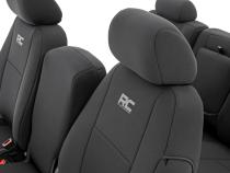 GM Neoprene Front Seat Covers Black (07-13 1500/11-13 2500) Rough Country