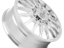Dually Wheels Summit Dually 9110D PO 20x8.25 Milled Spokes Polished 8 On 165.1 Bolt Pattern 115 Offset Cali Offroad Wheels