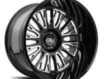 Cast Aluminum Wheels Vertex 9116 BM 22x12 Milled Gloss Black 6 On 135 Bolt Pattern -44 Offset Cali Offroad Wheels