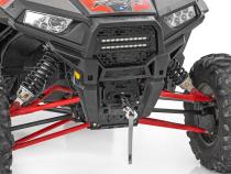 Polaris RZR Dual 10 Inch Slimline LED Grille Kit For 14-Pres RZR 1000XP/1000S Rough Country