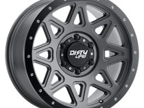 Dirty Life Race Wheels Theory 9305 Matte Gunmetal W/Matte Black Lip 17X9 8-165.1 -12Mm 130.8Mm