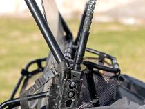 Polaris LED Whip Light Bed Mount Kit w/LED Whip Lights 12-20 Polaris RZR 170 EFI Rough Country