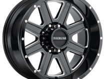 Aluminum Wheels 22x12 Hostage 940M Milled Gloss Black -44 Offset 8 on 165.1 Bolt Pattern 125.2 Bore Raceline
