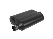 40 Series Delta Flow Chambered Muffler 40 Delta Flow 2.00 Offset In 2.00 Center Out Aggressive Sound Flowmaster