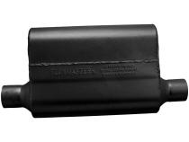 40 Series Delta Flow Chambered Muffler 40 Delta Flow 2.25 Offset In 2.25 Same Side Out -Aggressive Sound Flowmaster