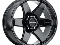 Aluminum Wheels 20x9 Addict 942B Gloss Black Multi Spoke -12 Offset 6 on 139.7 Bolt Pattern 106.1 Bore Raceline
