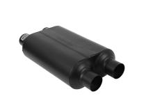 Super 40 Series Chambered Muffler Super 40 2.50 Dual In 2.50 Dual Out Aggressive Sound Flowmaster