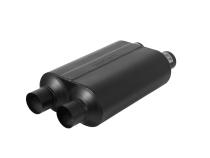 Super 40 Series Chambered Muffler Super 40 2.50 Dual In 2.50 Dual Out Aggressive Sound Flowmaster
