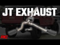 Performance Cat-Back Exhaust 3.6L Jeep Gladiator JT 4WD (20-22) Rough Country