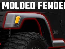 Fender Flare Kit 5.5 Inch Wide 97-06 Jeep Wrangler TJ 4WD Rough Country