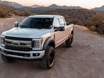 Defender Pocket Fender Flares Flat Black Ford Super Duty 2WD/4WD (17-22) Rough Country