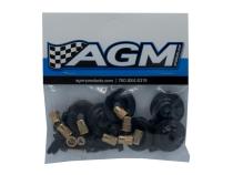 Skid Plate Kit 2014-Present Polaris RZR 4 Seat Models XP4, XP4T and Turbo S AGM Products