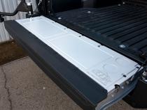 05-23 Toyota Tacoma Overland Tailgate Table Smooth Surface Gray All Pro Off Road