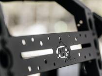 05-23 Toyota Tacoma Bed Rack Accessory Bar Long Bed Black Powdercoat All Pro Off Road