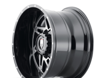 Warrior AT165 Gloss Black Machined 20X12 5-127 -44MM 78.1MM Off Road Wheels American Truxx