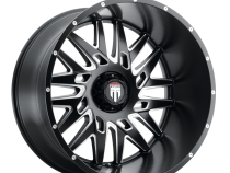 DNA AT184 Satin Black Milled 20X9 5-127 0MM 78.1MM Off Road Wheels American Truxx