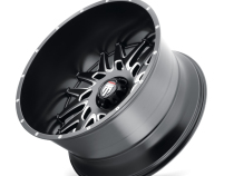 DNA AT184 Satin Black Milled 20X9 5-127 0MM 78.1MM Off Road Wheels American Truxx
