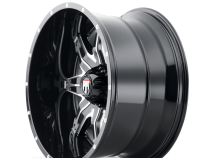 Lonestar AT185 Gloss Black Machined 22X12 5-127 -44MM 78.1MM Off Road Wheels American Truxx