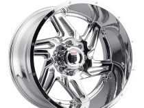 Spurs AT186 Chrome 24X14 5-127 -76MM 78.1MM Off Road Wheels American Truxx
