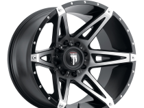 Kutz AT1902 Gloss Black Machined 22X14 6-135 -76MM 106.1MM Off Road Wheels American Truxx