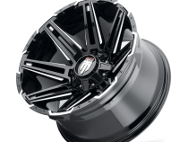 Boom AT1903 Gloss Black Milled 18X9 5-127/5-139 -12MM 78.1MM Off Road Wheels American Truxx