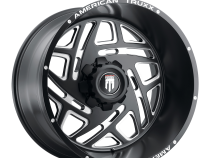 Cosmos AT1904 Satin Black Milled 20X12 5-127 -44MM 78.1MM Off Road Wheels American Truxx