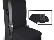 Center Jump Seat Cover w/ Standard Console for 2015-Present Ford F150, 2017-Present Super Duty, Red PRP Seats