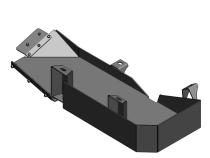 Jeep Wrangler Gas Tank Skid Plate 2007-2018 JK 2 Door Only Clayton Off Road