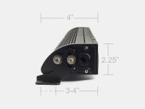 43 Inch Amber/White Dual Function LED Bar Single Row Cali Raised LED