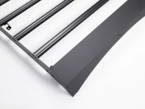 2014-2021 Tundra Crew Max Premium Roof Rack - 52 in Dual Row Spot Beam LED Light Bar - Blue - Tall No Lights Cali Raised LED