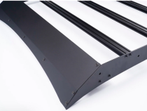 2014-2021 Tundra Crew Max Premium Roof Rack - 52 in Dual Row Combo Beam LED Light Bar - Blue - Tall Light Kit Cali Raised LED