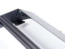 2014-2021 Tundra Crew Max Premium Roof Rack - 52 in Dual Row Combo Beam LED Light Bar - Blue - Tall Light Kit Cali Raised LED