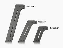 05-21 Tacoma Overland Bed Rack Long Bed Mid Height Rack Cali Raised LED